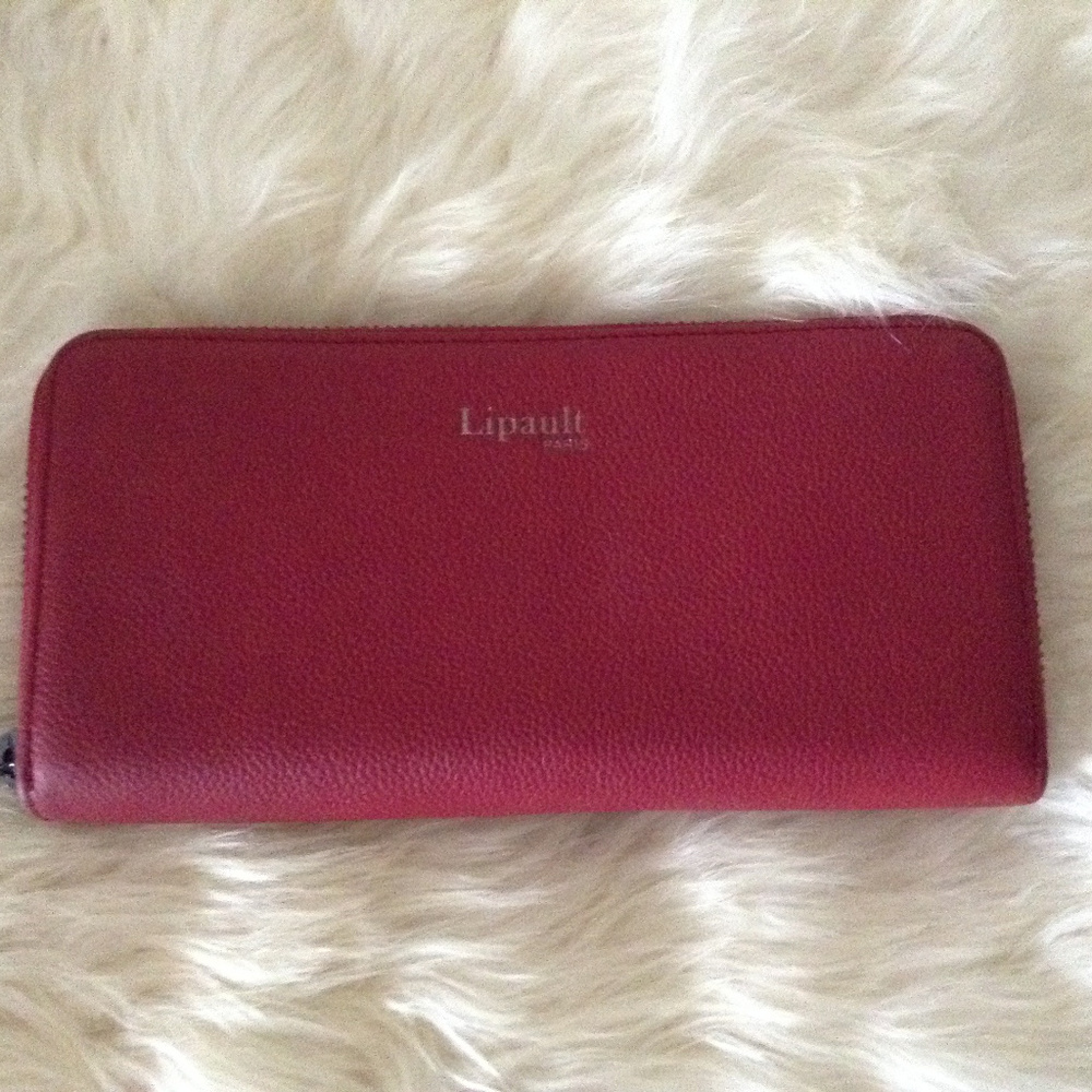 Lipault Paris Invitation Zip Around Wallet Clutch